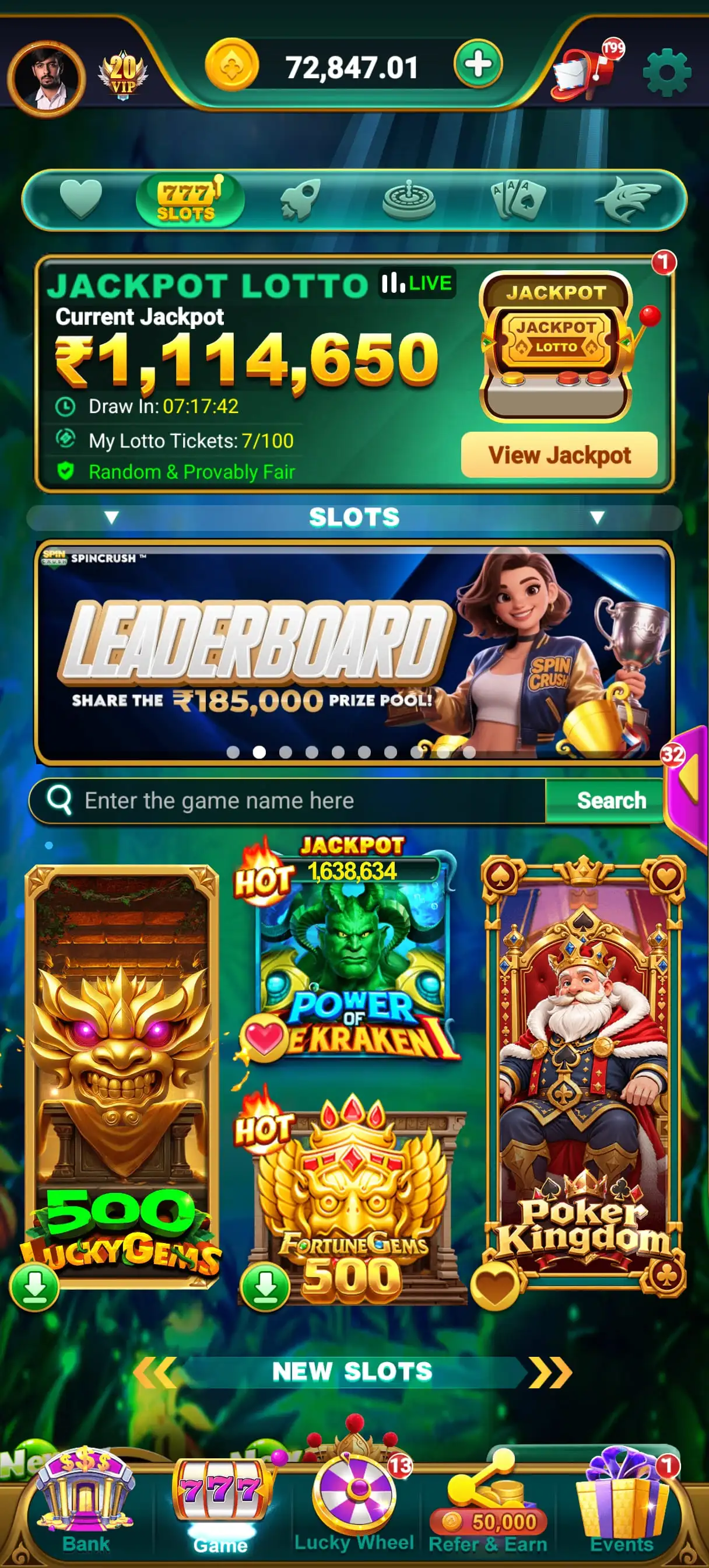Spin Crush mobile app showcase